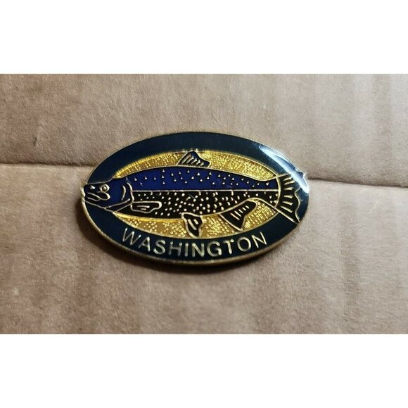 WASHINGTON FISH TRAVEL PIN (p79 - Picture 3 of 4